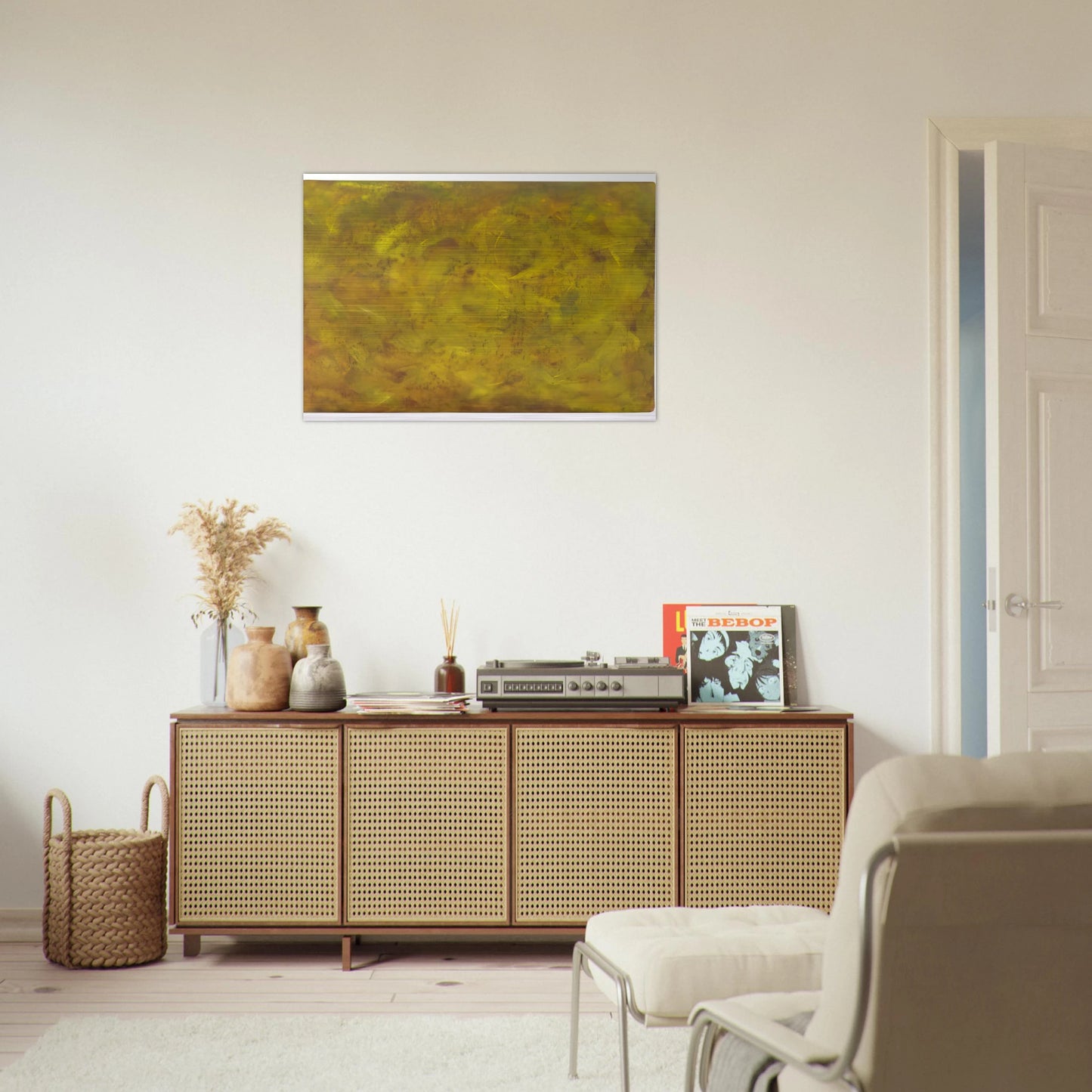FARBRAUMK RPER 1982 - Gotthard Graubner Brushed Aluminum Print - 70x100 cm / 28x40 inches | Gotthard Graubner Aluminum Print | Gotthard Graubner Prints