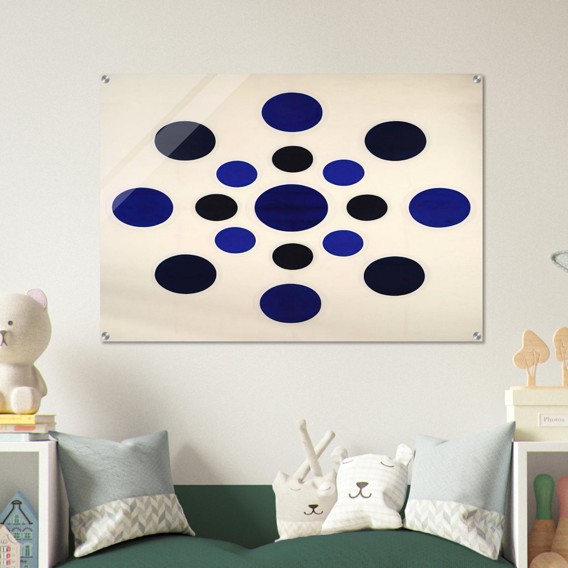 On Blue - 1963 - Thomas Downing Acrylic Print - 70x100 cm / 28x40″ inches