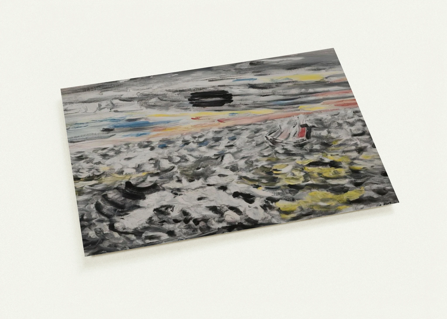 Movement in Greys and Yellows - 1946 By John Marin Pack of 10 Post Cards | John Marin Post Cards | A6 (10.5 x 14.8 cm) - 4.1 x 5.8 inches