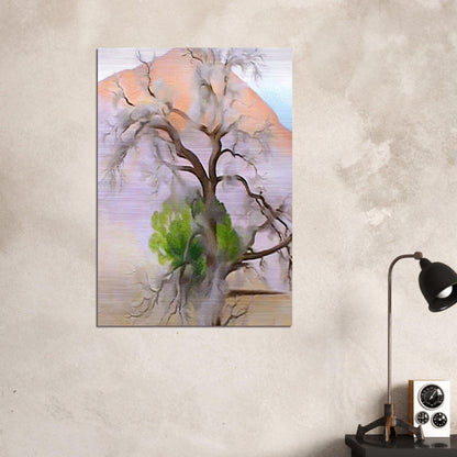 Pinons with Cedar - Georgia O'Keeffe Brushed Aluminum Print - 70x100 cm / 28x40 inches | Georgia O'Keeffe Aluminum Print | Georgia O'Keeffe Prints