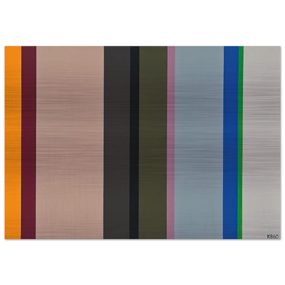 V.S. - 1960 - Karl Benjamin Brushed Aluminum Print - 70x100 cm / 28x40 inches | Karl Benjamin Aluminum Print | Karl Benjamin Prints