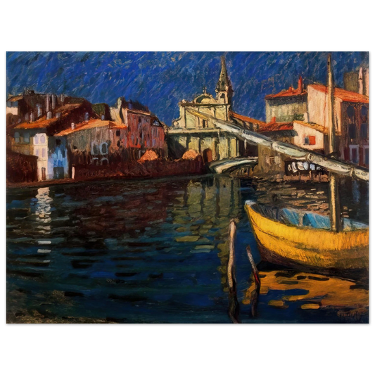 Raoul Dufy - MARTIGUES  75x100 cm / 30x40inches Fine Art Poster