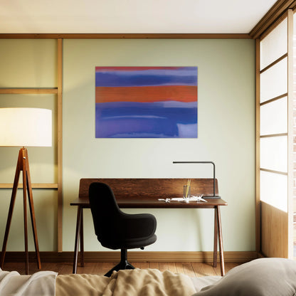 UNTITLED 1980 - Esteban Vicente Brushed Aluminum Print - 70x100 cm / 28x40 inches | Esteban Vicente Aluminum Print | Esteban Vicente Prints