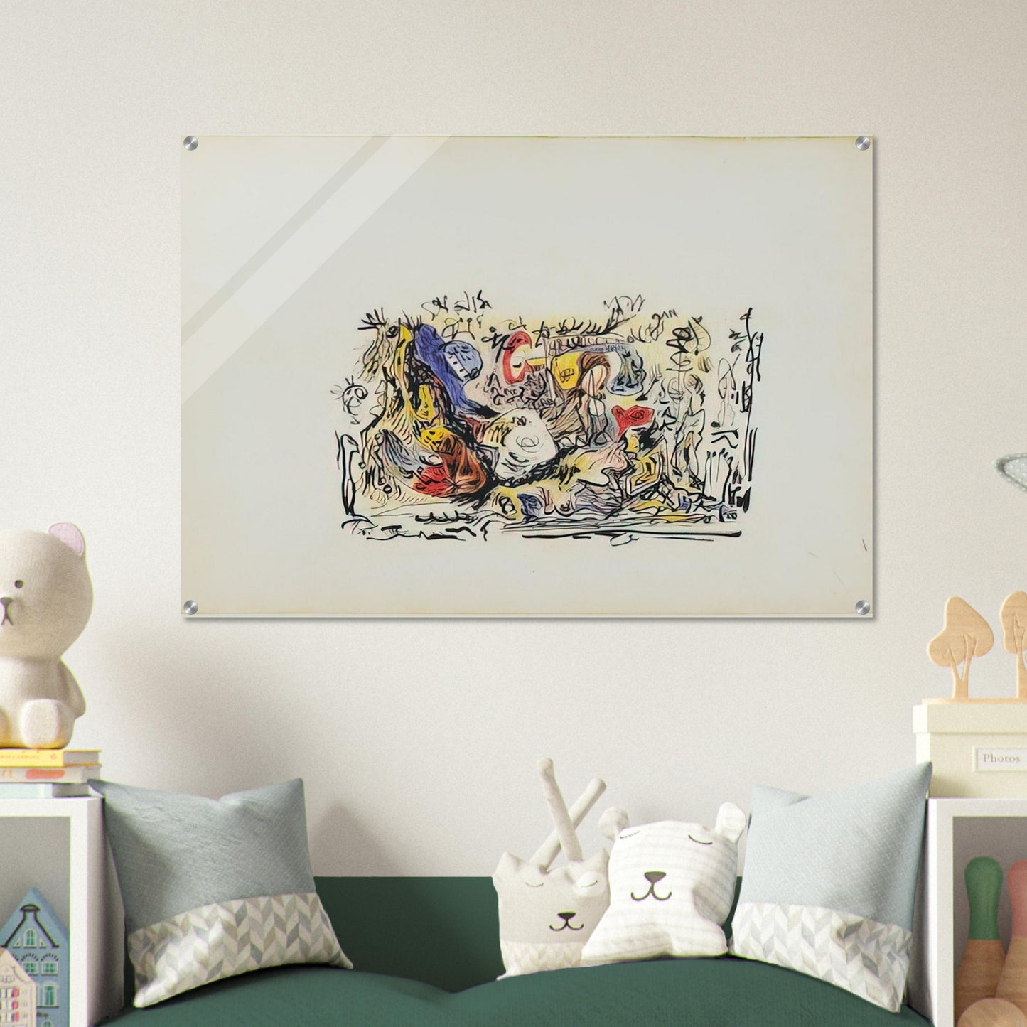 UNTITLED - Jackson Pollock Acrylic Print - 70x100 cm / 28x40″ inches