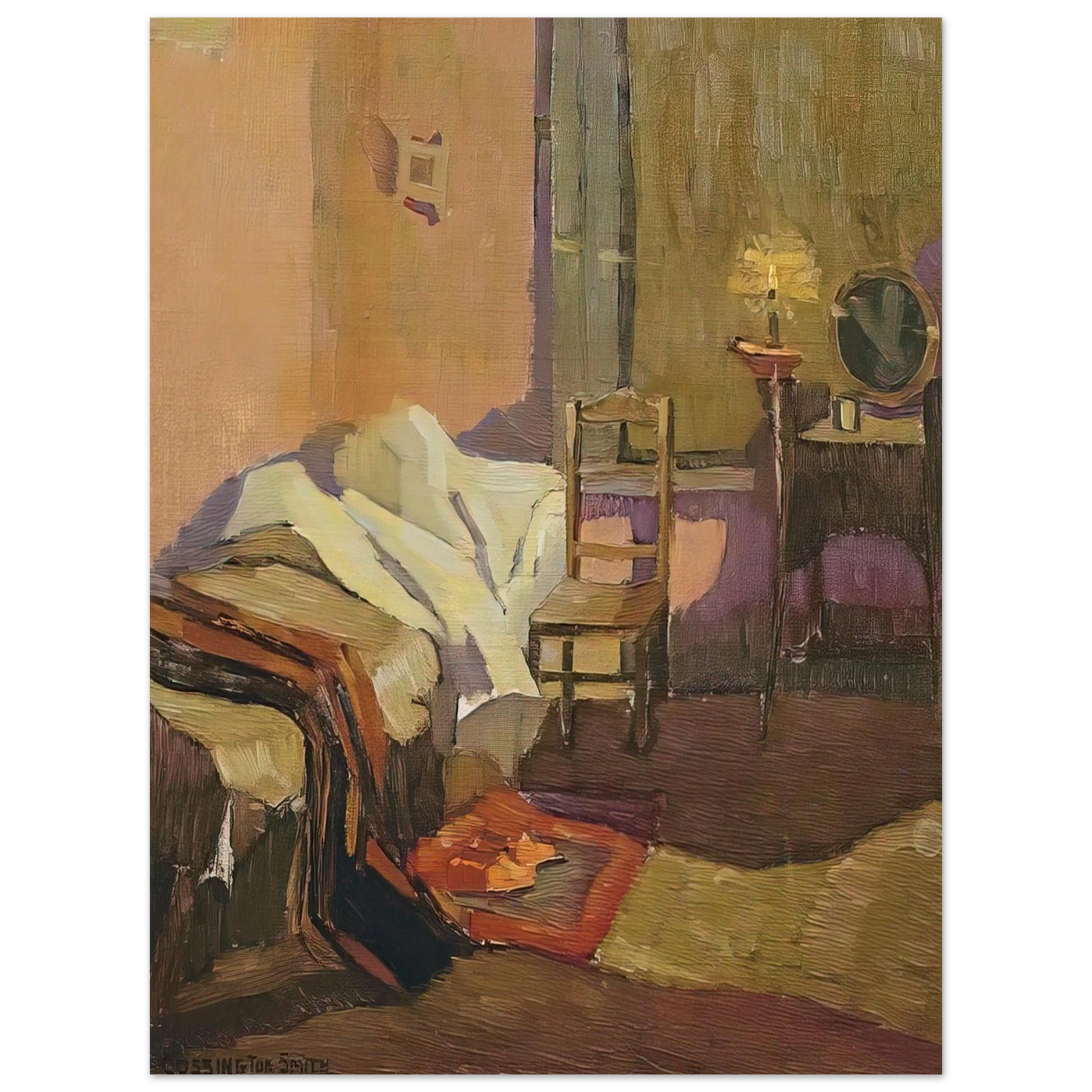 Grace Cossington Smith - Bed time - 1922  75x100 cm / 30x40inches Fine Art Poster