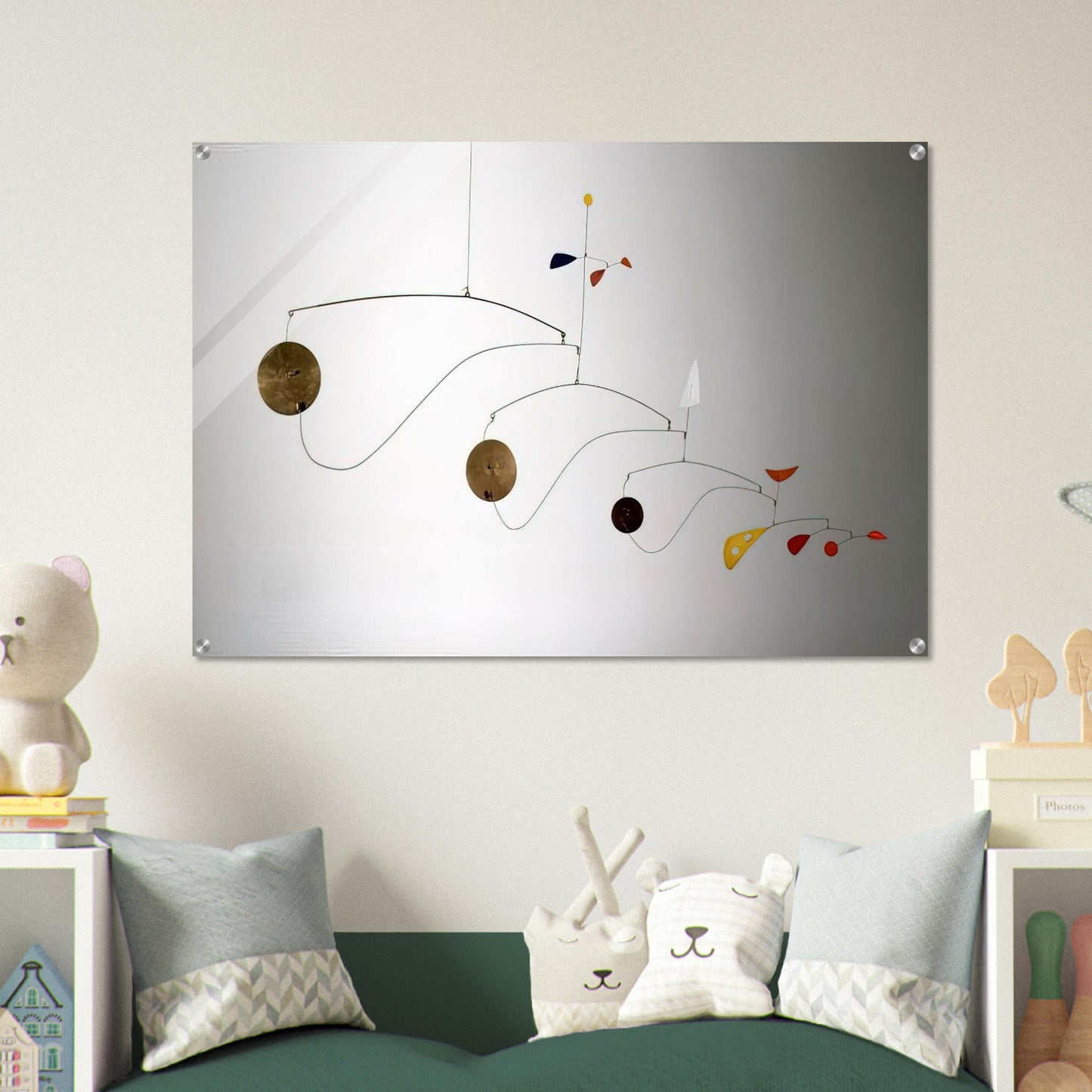 TRIPLE GONG 1948 - Alexander Calder Acrylic Print - 70x100 cm / 28x40″ inches | Alexander Calder Wall Art | Alexander Calder Prints