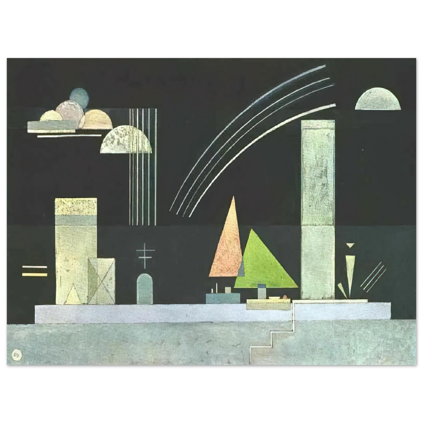 Wassily Kandinsky - AT REST  75x100 cm / 30x40inches Fine Art Poster