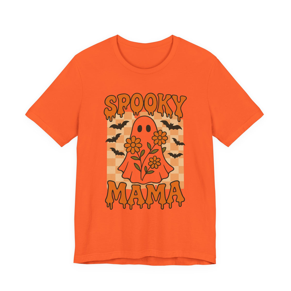 Spooky Mama Groovy Vintage Ghost Halloween Spooky Mom Moeder