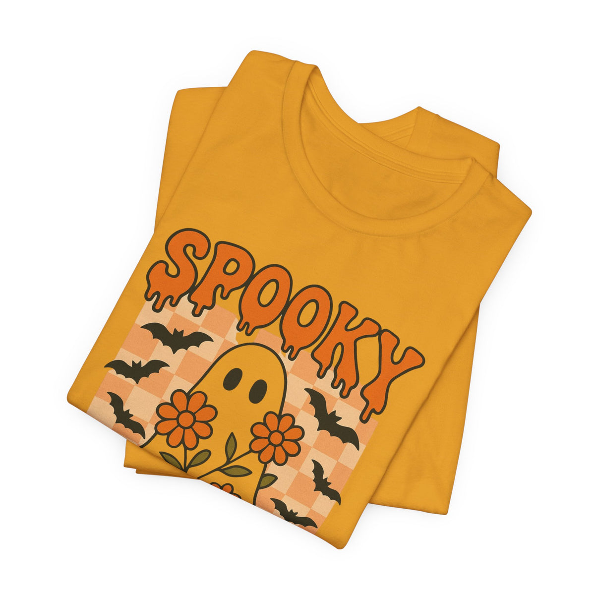 Spooky Mama Groovy Vintage Ghost Halloween Spooky Mom Moeder