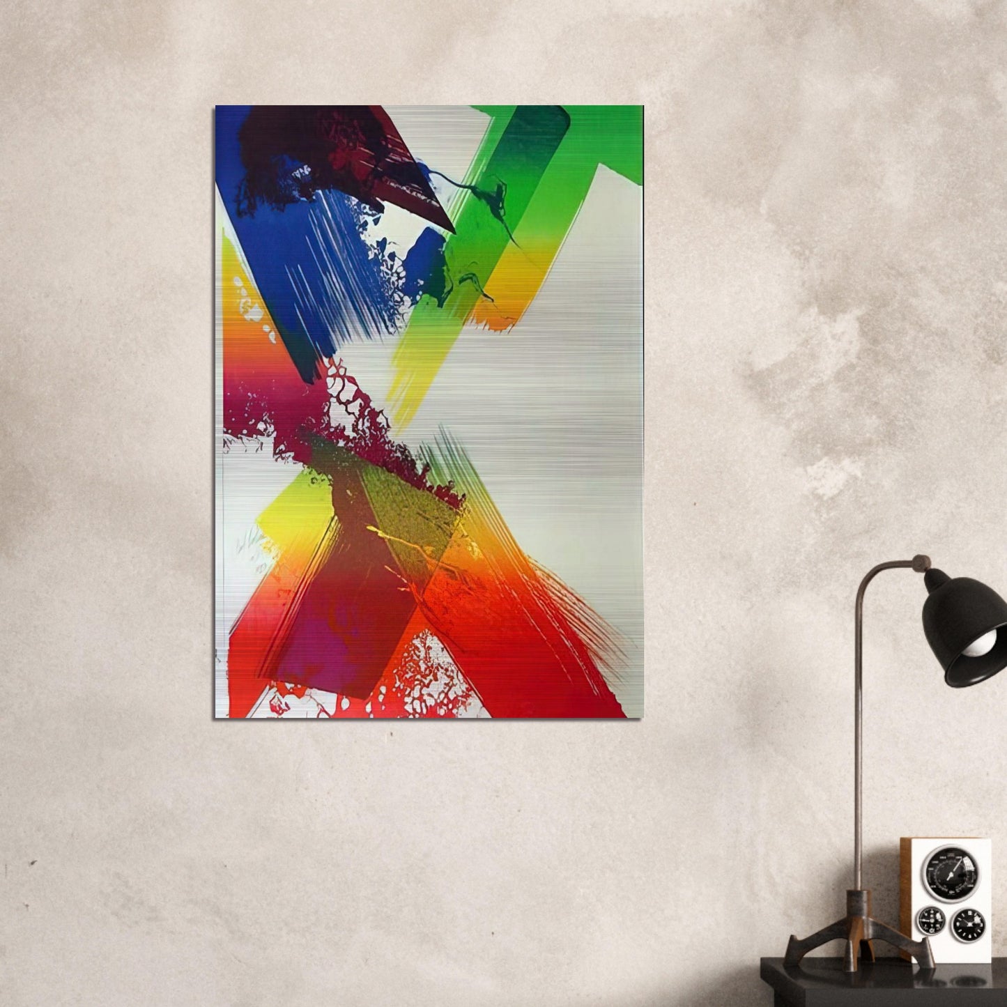 Untitled - Abstract Expressionism, Lyrical Abstraction - Paul Jenkins Brushed Aluminum Print - 70x100 cm / 28x40 inches | Paul Jenkins Aluminum Print | Paul Jenkins Prints