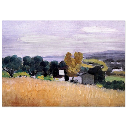 AUTUMN IN CAGNES 1918 - Henri Matisse Brushed Aluminum Print - 70x100 cm / 28x40 inches | Henri Matisse Aluminum Print | Henri Matisse Prints