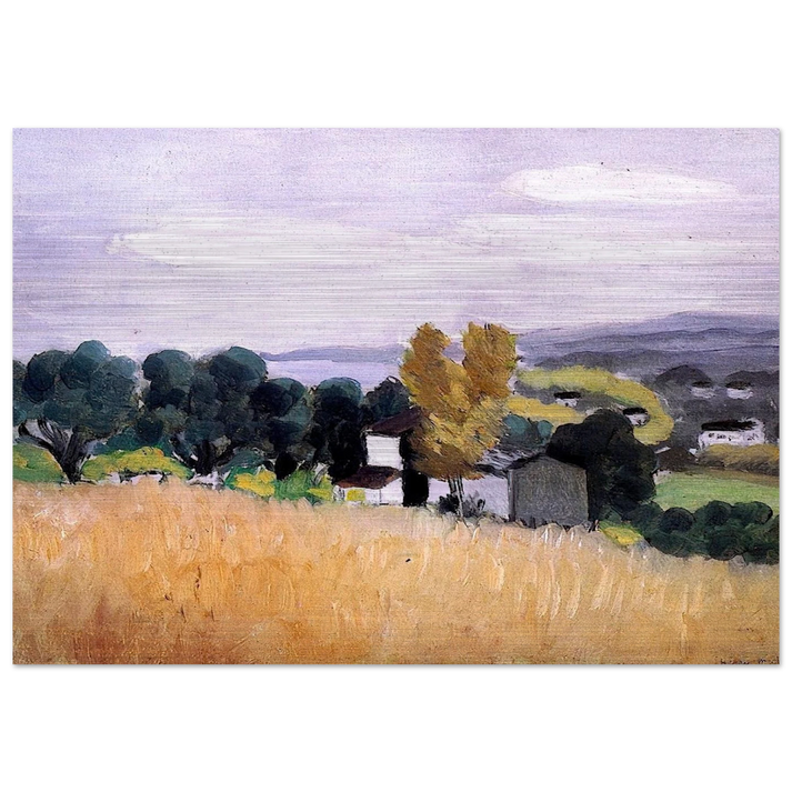 AUTUMN IN CAGNES 1918 - Henri Matisse Brushed Aluminum Print - 70x100 cm / 28x40 inches | Henri Matisse Aluminum Print | Henri Matisse Prints