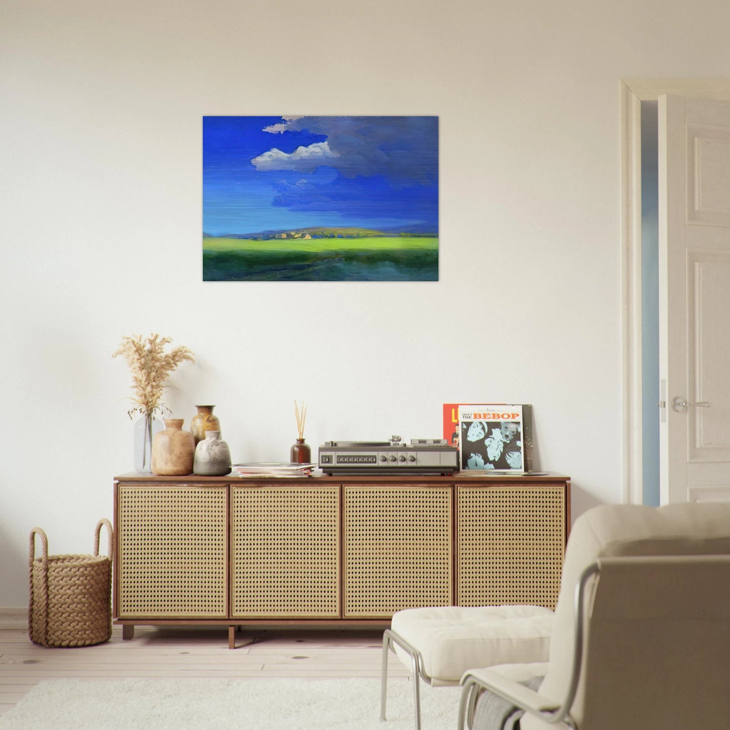 After the thunderstorm - Arkhyp Kuindzhi Brushed Aluminum Print - 70x100 cm / 28x40 inches | Arkhyp Kuindzhi Aluminum Print | Arkhyp Kuindzhi Prints
