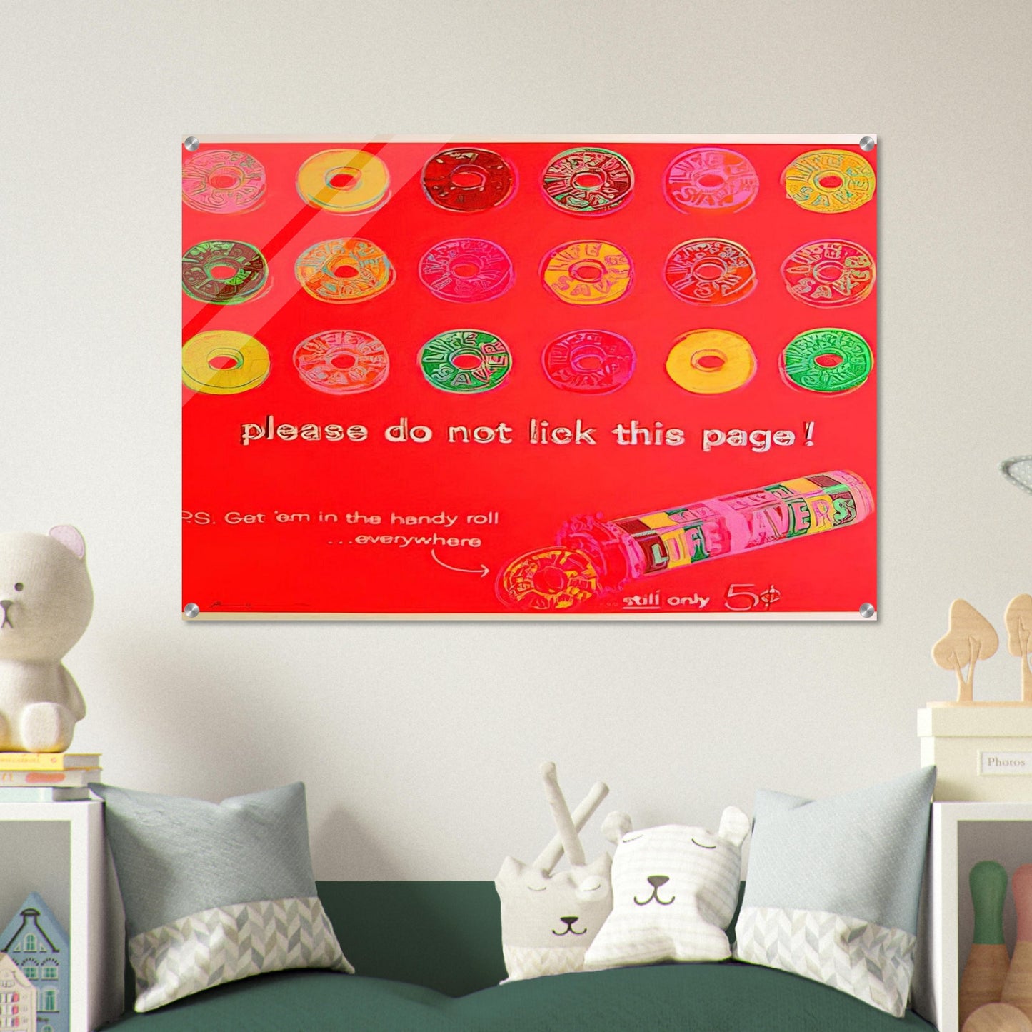 Life Savers - Andy Warhol Acrylic Print - 70x100 cm / 28x40″ inches