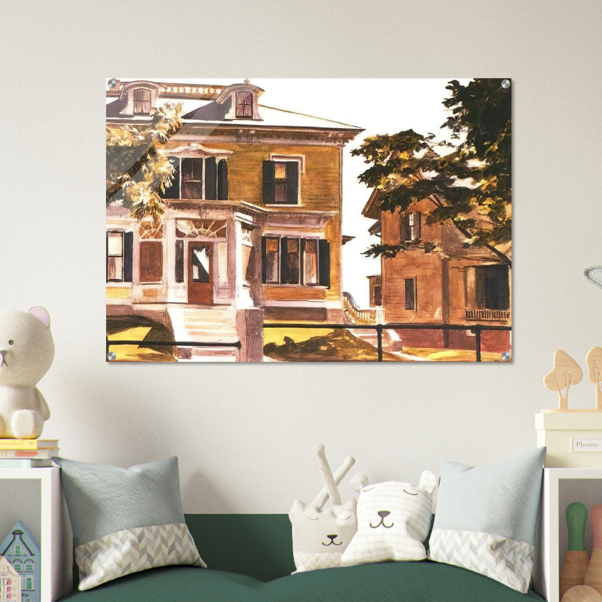 Davis House - Edward Hopper Acrylic Print - 70x100 cm / 28x40″ inches
