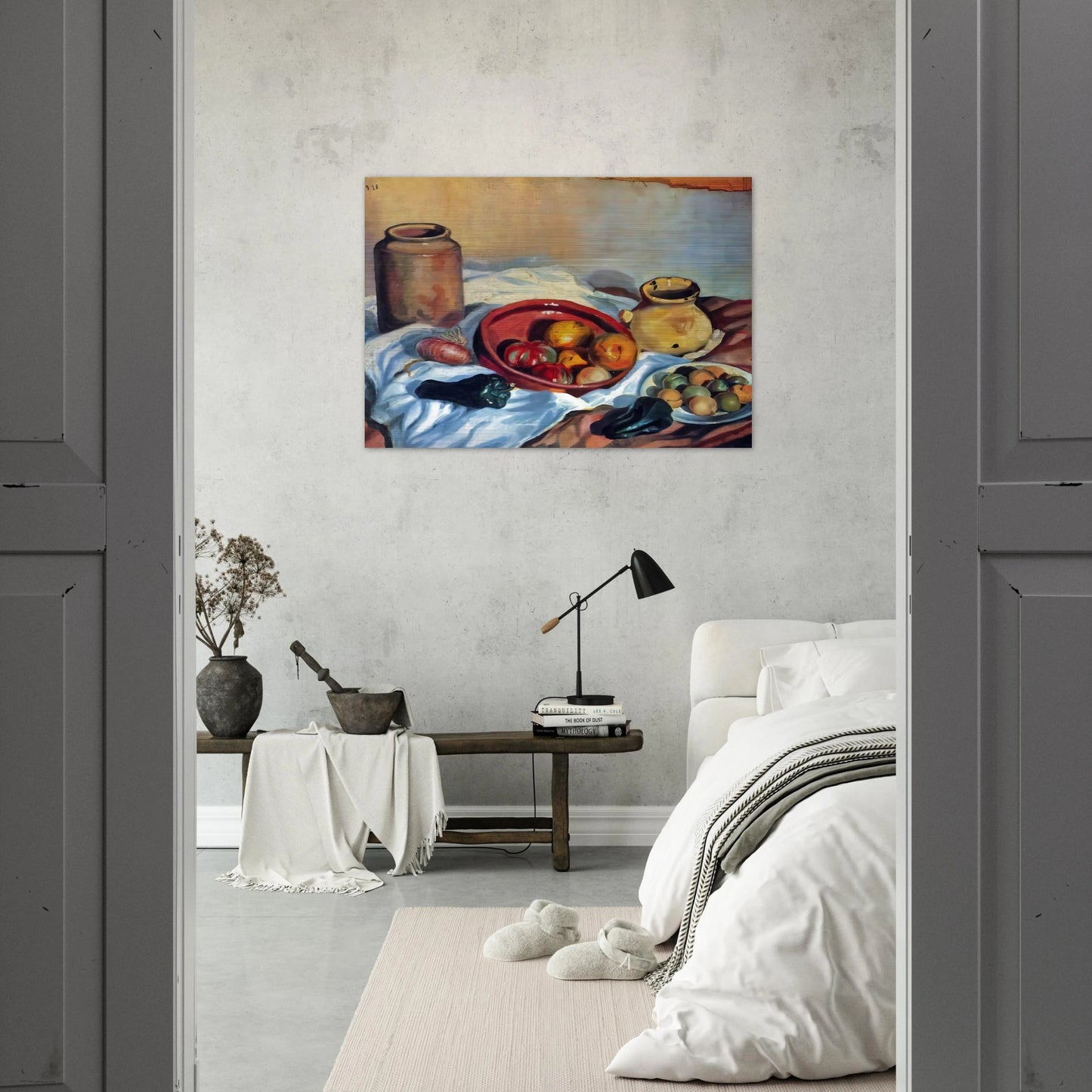 STILL LIFE - Salvador Dali Brushed Aluminum Print - 70x100 cm / 28x40 inches | Salvador Dali Aluminum Print | Salvador Dali Prints