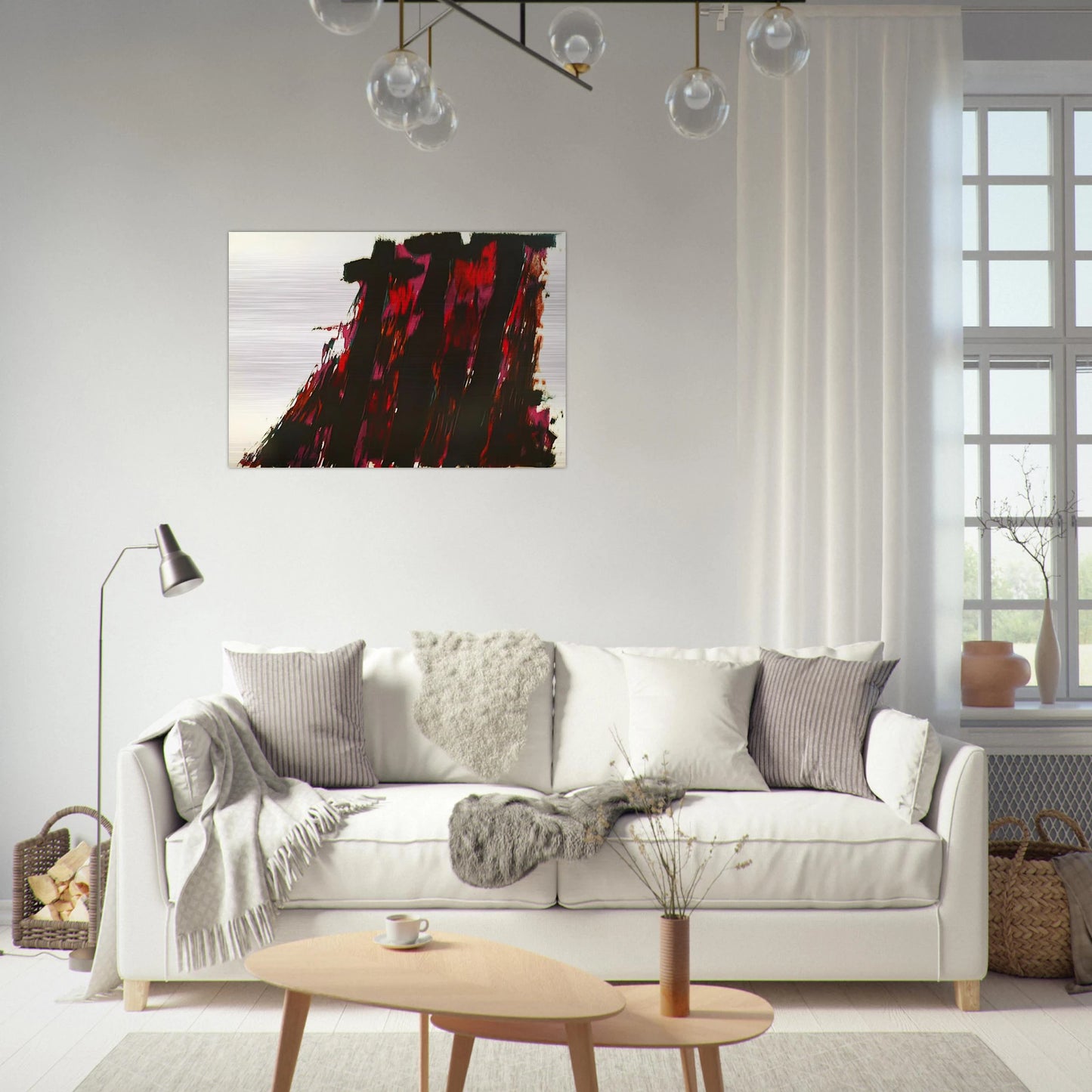 Le Crucifiement - 1978 - Alfred Manessier Brushed Aluminum Print - 70x100 cm / 28x40 inches | Alfred Manessier Aluminum Print | Alfred Manessier Prints
