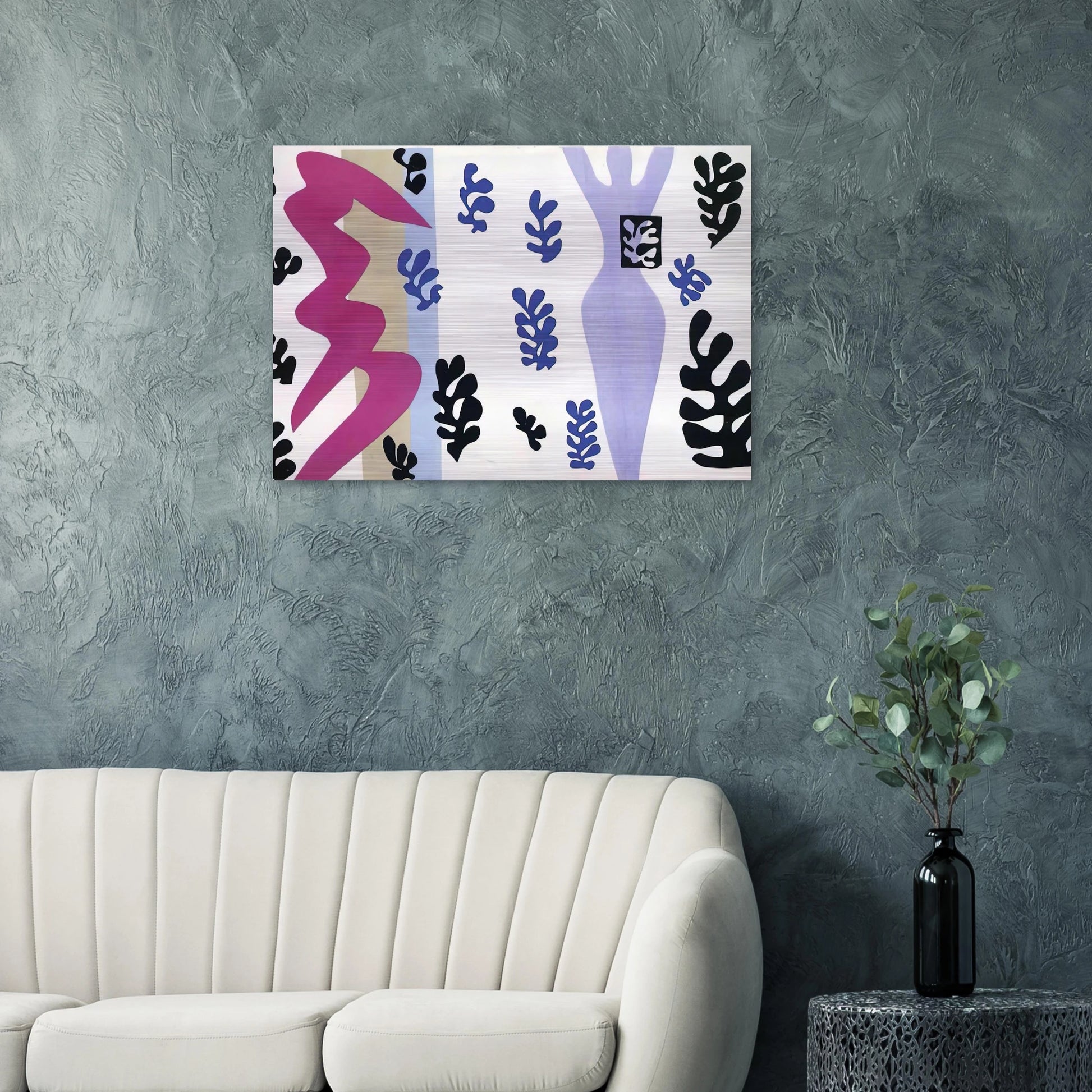 THE KNIFE THROWER 1947 - Henri Matisse Brushed Aluminum Print - 70x100 cm / 28x40 inches | Henri Matisse Aluminum Print | Henri Matisse Prints