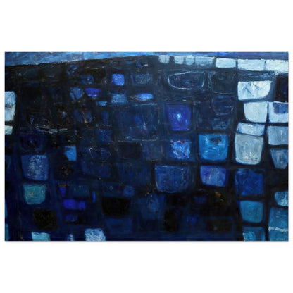 Blue Abstract - 1959 - William Scott Art Prints - 100x150 cm / 40x60″ inches | William Scott Poster | William Scott Prints