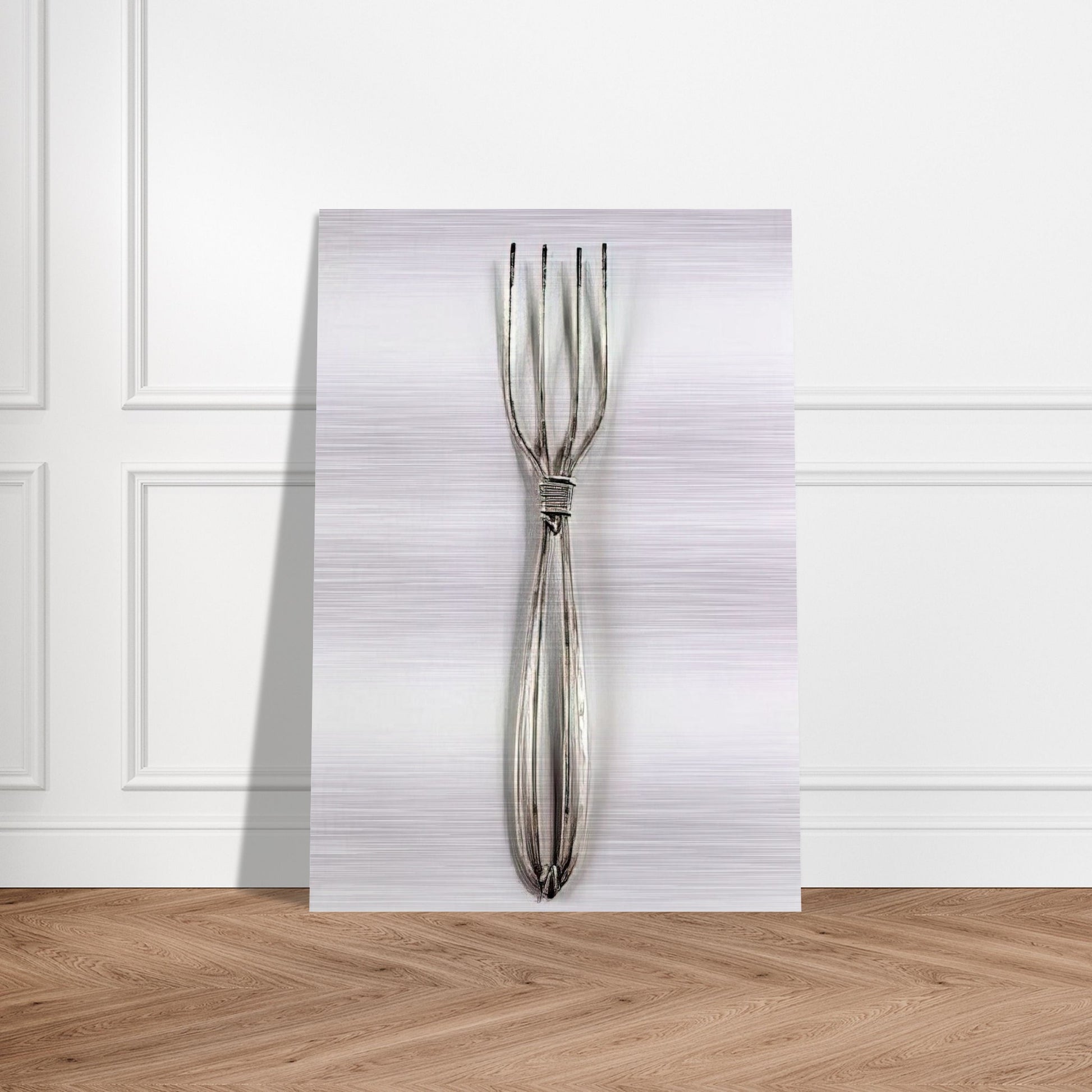 FORK 1940 - Alexander Calder Brushed Aluminum Print - 70x100 cm / 28x40 inches | Alexander Calder Aluminum Print | Alexander Calder Prints