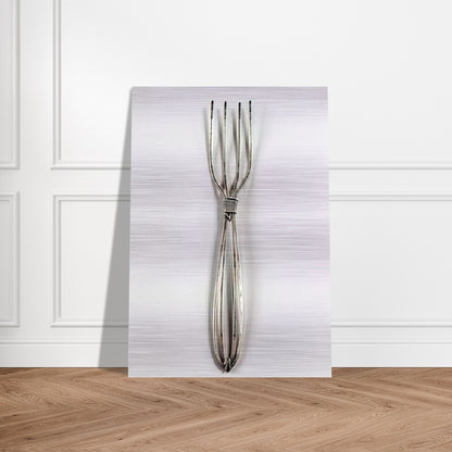 FORK 1940 - Alexander Calder Brushed Aluminum Print - 70x100 cm / 28x40 inches | Alexander Calder Aluminum Print | Alexander Calder Prints
