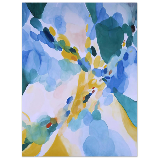 Alice Baber - Red Passage  75x100 cm / 30x40inches Fine Art Poster