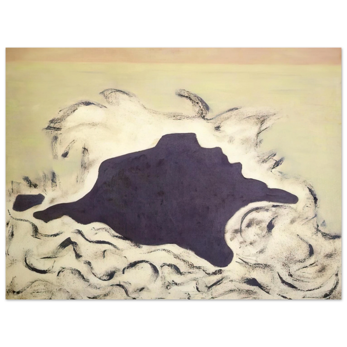 Milton Avery - Advancing Sea - 1953  75x100 cm / 30x40inches Fine Art Poster