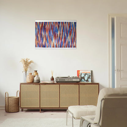Banjo - 1981 - Gene Davis Brushed Aluminum Print - 70x100 cm / 28x40 inches | Gene Davis Aluminum Print | Gene Davis Prints