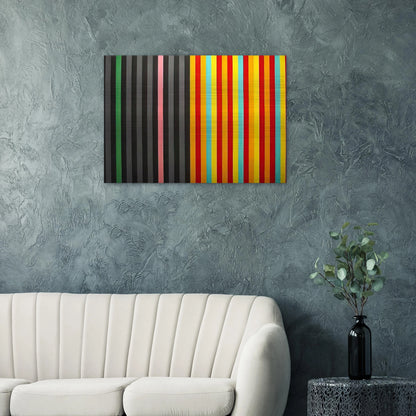 Hot Susan - 1965 - Gene Davis Brushed Aluminum Print - 70x100 cm / 28x40 inches | Gene Davis Aluminum Print | Gene Davis Prints