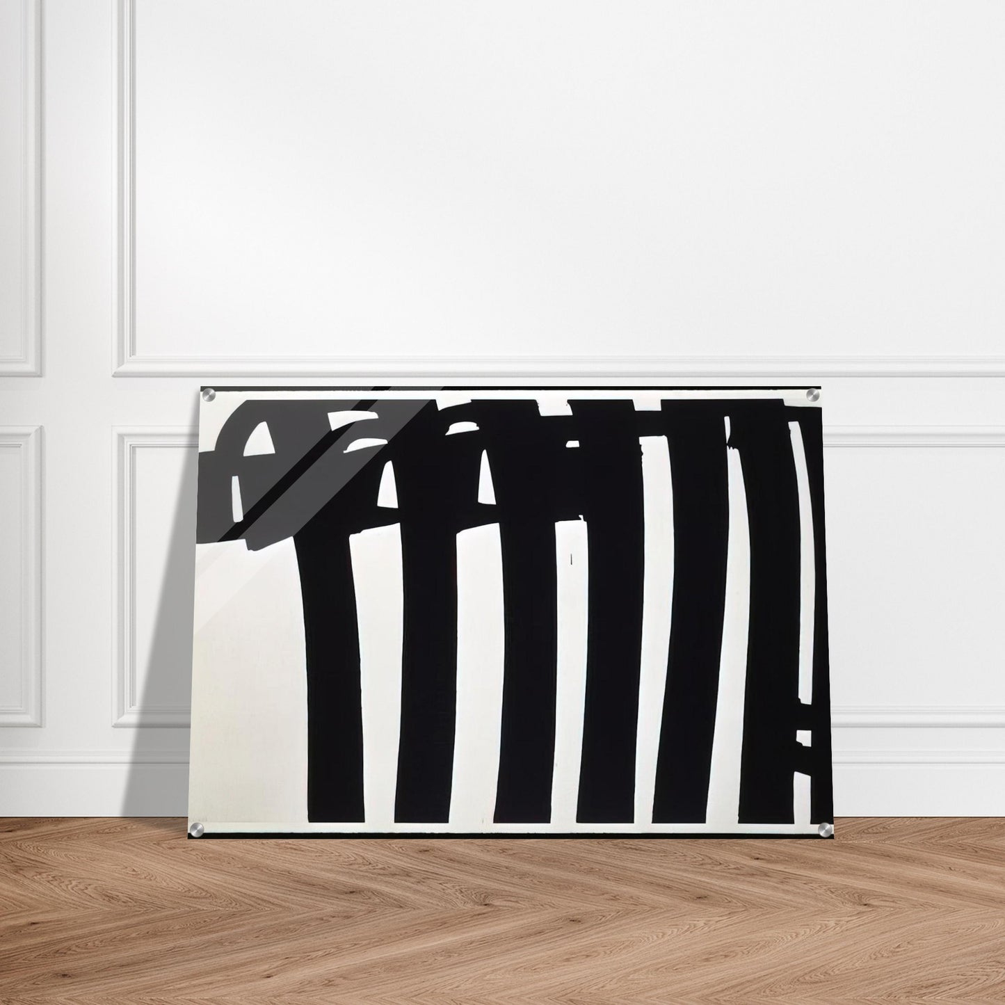 Peinture 202 x 327 cm, 17 janvier 1970 - 1970 - Pierre Soulages Acrylic Print - 70x100 cm / 28x40″ inches