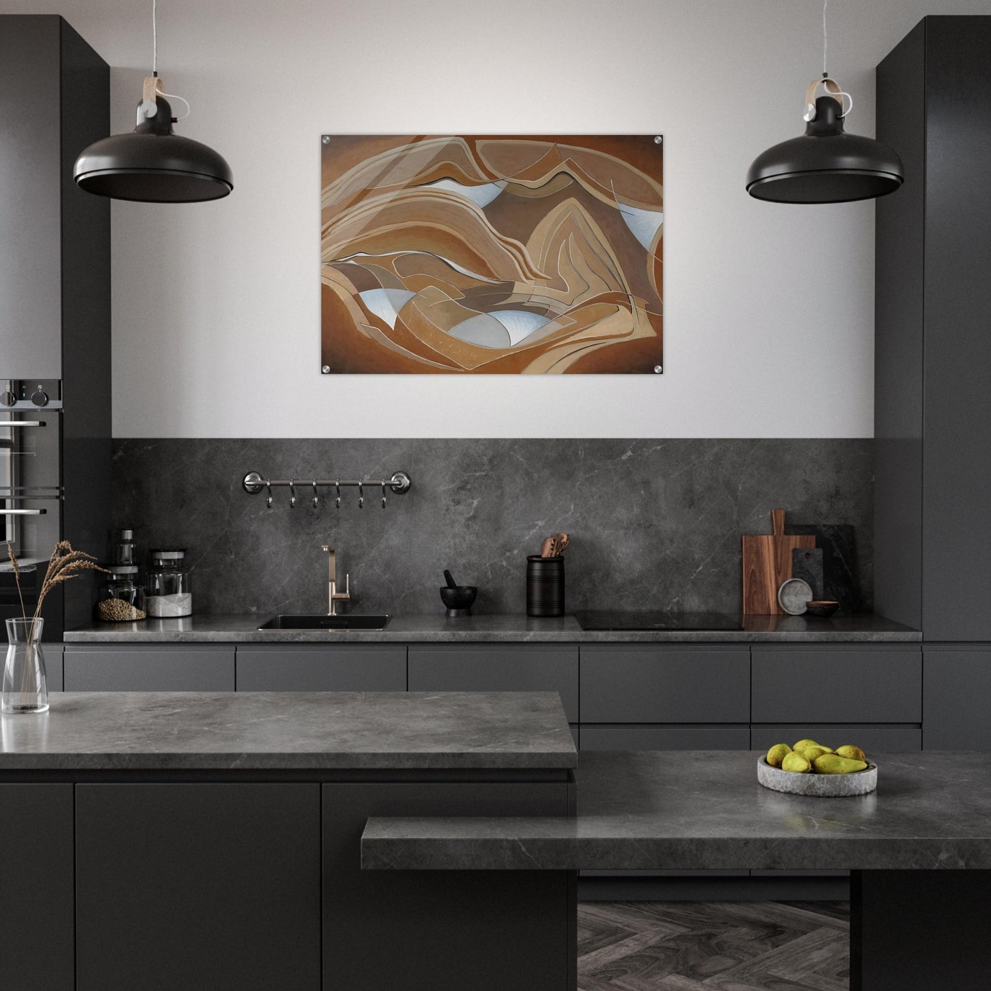 Nature Rhythms - 1950 - Lawren Harris Acrylic Print - 70x100 cm / 28x40″ inches