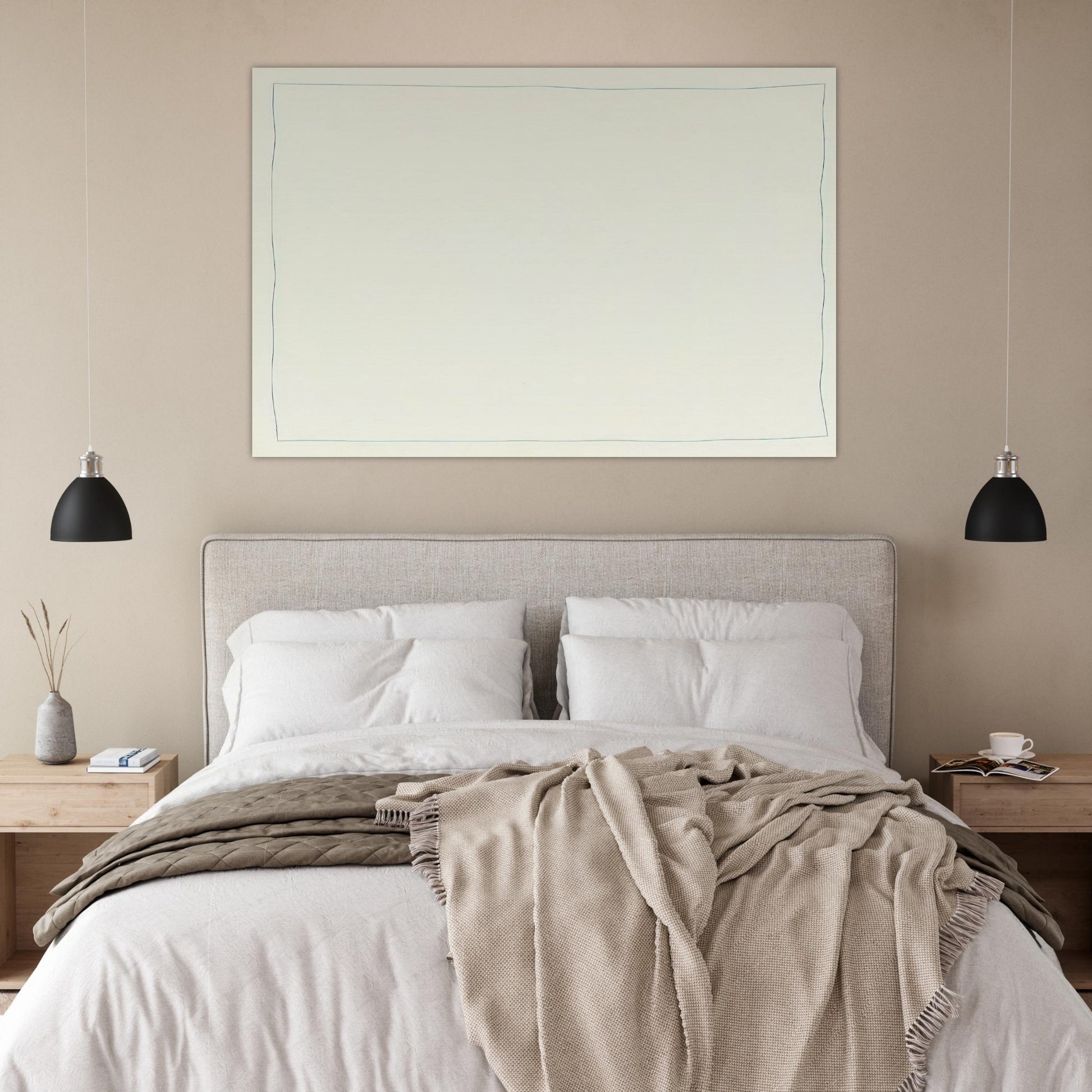 Bent Line Drawing - Minimalism - Robert Ryman Art Prints - 100x150 cm / 40x60″ inches | Robert Ryman Poster | Robert Ryman Prints