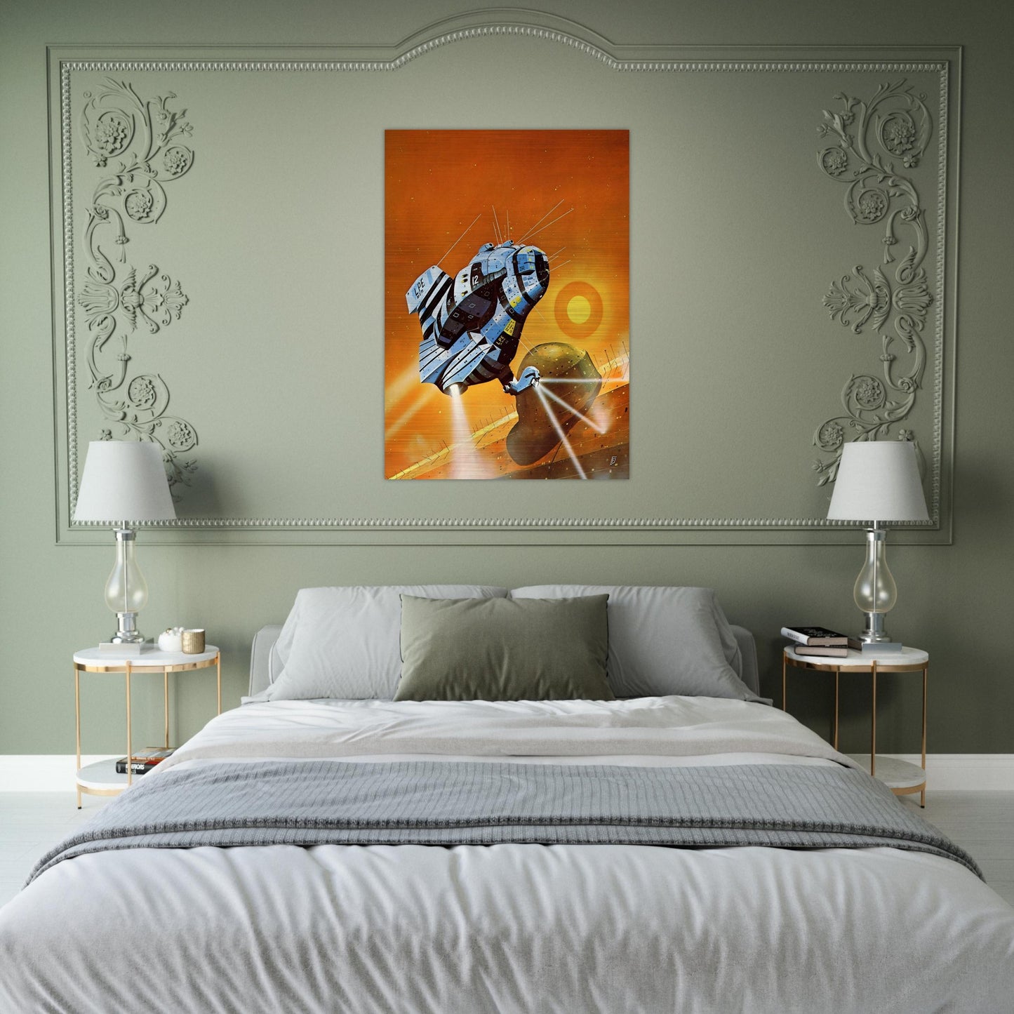 Chris Foss - Chris Foss Brushed Aluminum Print - 70x100 cm / 28x40 inches | Chris Foss Aluminum Print | Chris Foss Prints