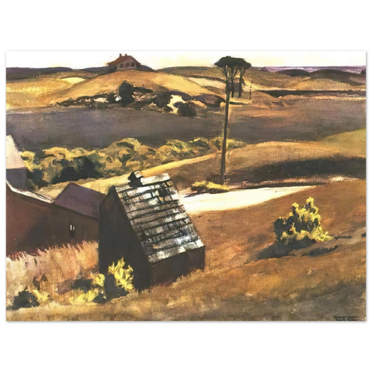 Edward Hopper - Burly Cobb Hen Coop and Barn Fine Art Poster