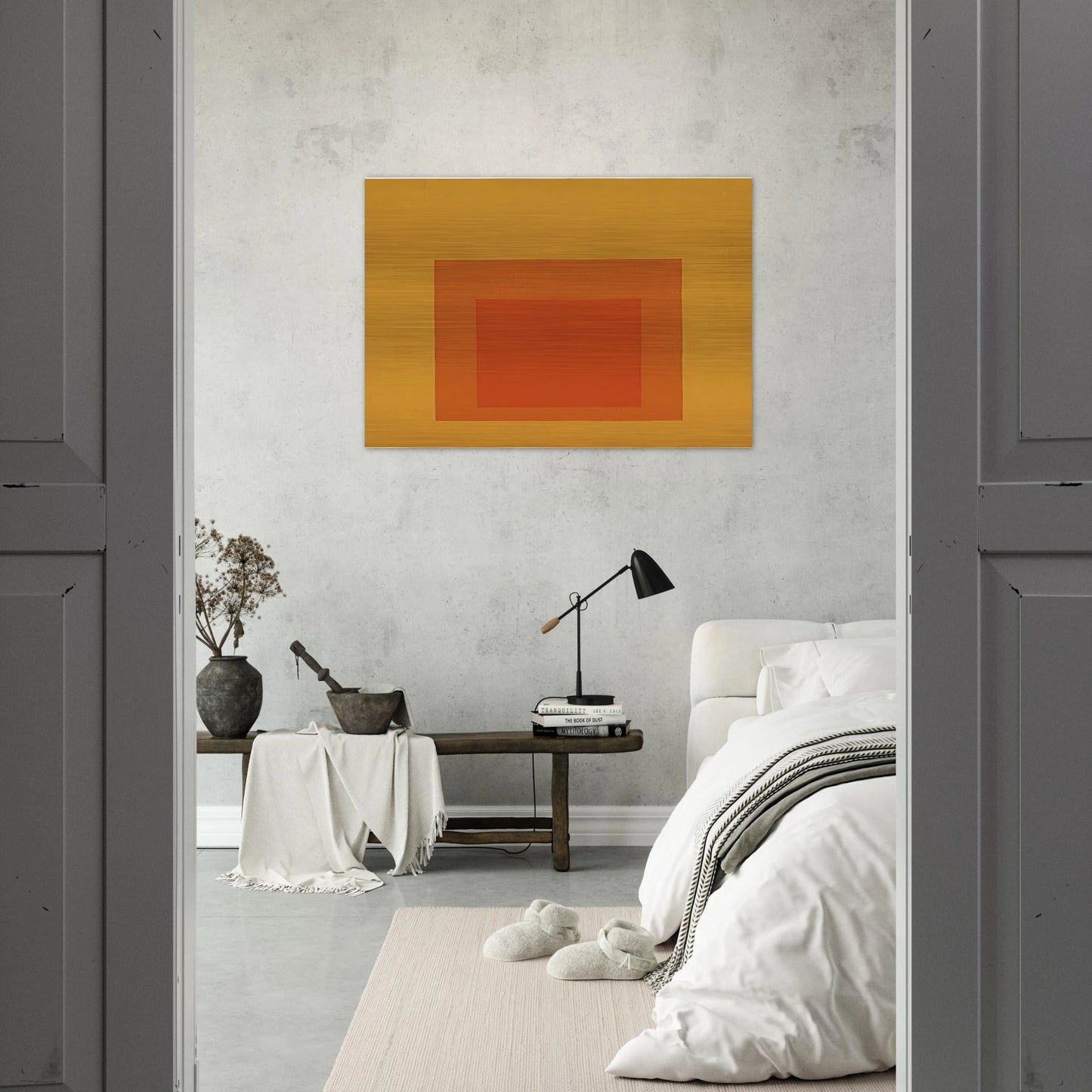 HOMAGE TO THE SQUARE 1967 - Josef Albers Brushed Aluminum Print - 70x100 cm / 28x40 inches | Josef Albers Aluminum Print | Josef Albers Prints