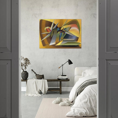 The Desert - 1938 - John Ferren Brushed Aluminum Print - 70x100 cm / 28x40 inches | John Ferren Aluminum Print | John Ferren Prints