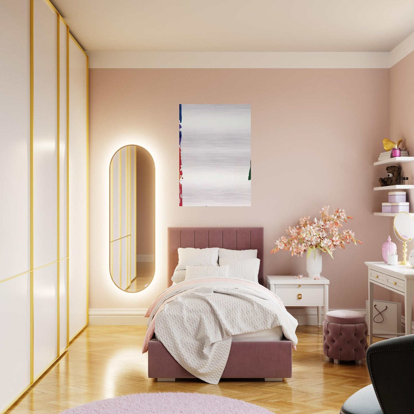 Sail I - Sam Francis Brushed Aluminum Print - 70x100 cm / 28x40 inches | Sam Francis Aluminum Print | Sam Francis Prints