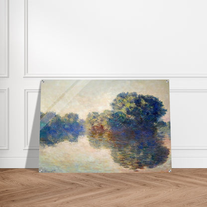 The Seine near Giverny - claude monet Acrylic Print - 70x100 cm / 28x40″ inches | claude monet Wall Art | claude monet Prints