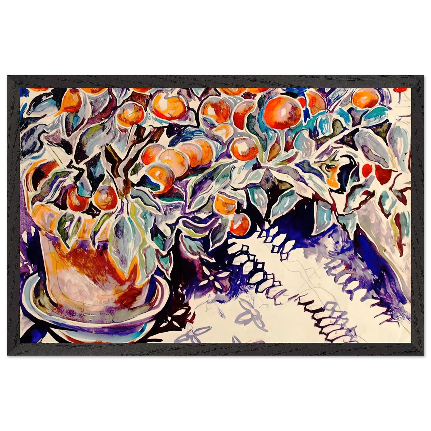 Walter Inglis Anderson - Walter Anderson Wall art - 45x60 cm / 18x24 inches - Premium Wooden Framed Poster With Fine Art Paper-canvas - Black frame