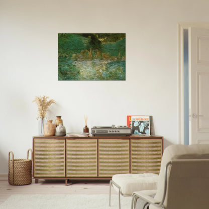 SEA VIEW 1919 - Salvador Dali Brushed Aluminum Print - 70x100 cm / 28x40 inches | Salvador Dali Aluminum Print | Salvador Dali Prints
