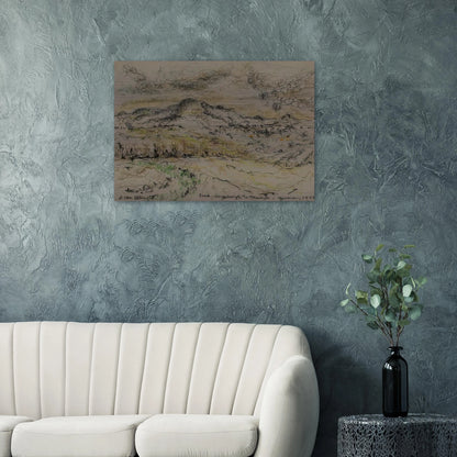 ROAD AUGSBURG TO MUNICH GERMANY 1975 - Ivan Albright Brushed Aluminum Print - 70x100 cm / 28x40 inches | Ivan Albright Aluminum Print | Ivan Albright Prints