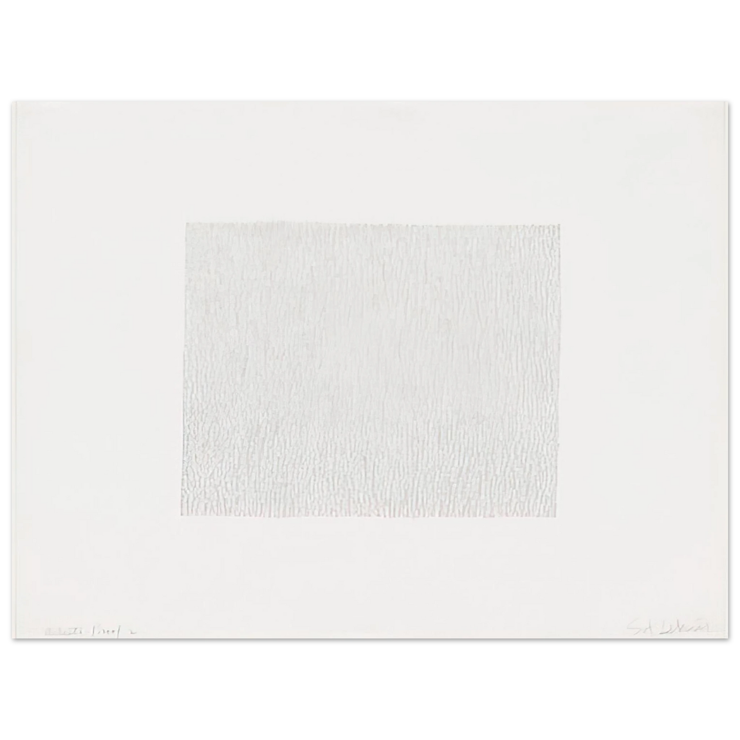 Sol LeWitt - Vertical Lines, Not Touching  75x100 cm / 30x40inches Fine Art Poster