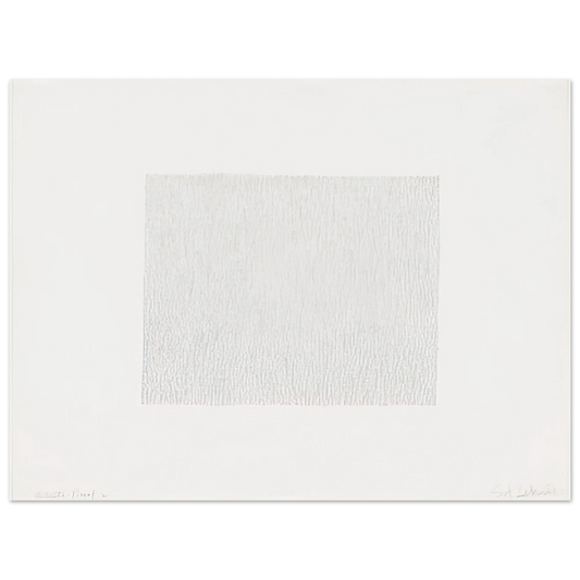 Sol LeWitt - Vertical Lines, Not Touching  75x100 cm / 30x40inches Fine Art Poster