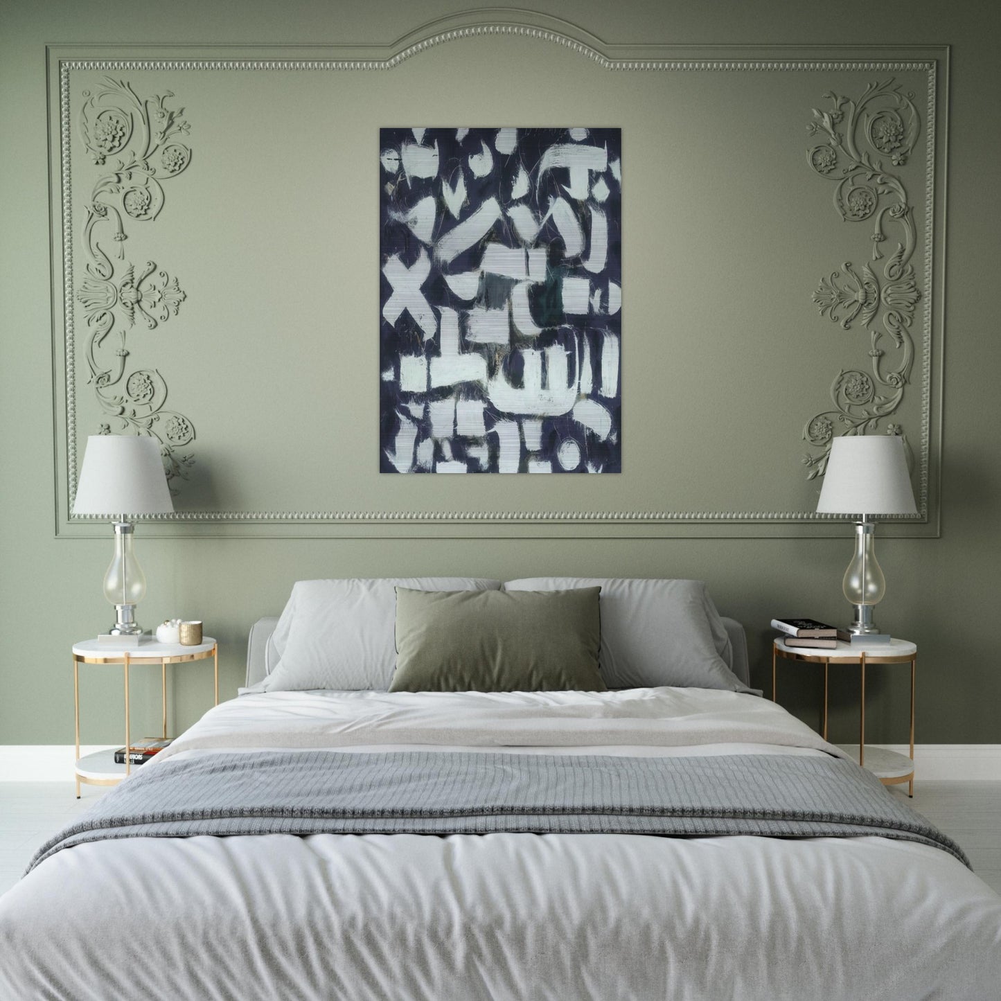 Number 14 - 1949 - Bradley Walker Tomlin Brushed Aluminum Print - 70x100 cm / 28x40 inches | Bradley Walker Tomlin Aluminum Print | Bradley Walker Tomlin Prints