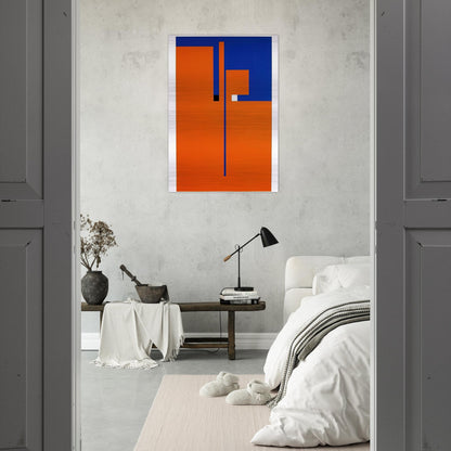 Tribute to Santomaso - Concretism - Bruno Munari Brushed Aluminum Print - 70x100 cm / 28x40 inches | Bruno Munari Aluminum Print | Bruno Munari Prints