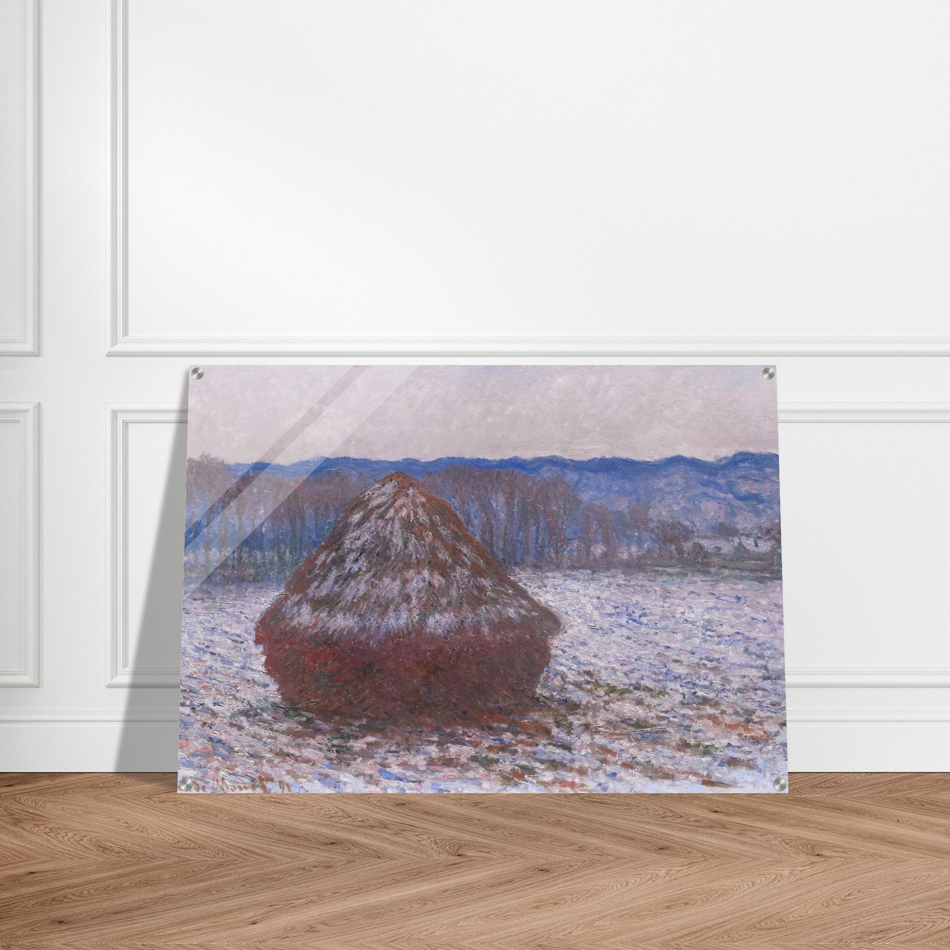 Stack of Wheat - claude monet Acrylic Print - 70x100 cm / 28x40″ inches | claude monet Wall Art | claude monet Prints
