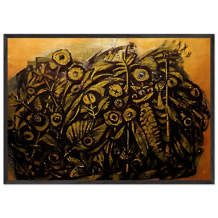 Untitled - 1945 N1 - Edward Corbett 70x100 cm / 28x40 inches Framed Art Print – Black Wooden Frame