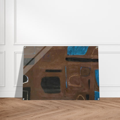 Brown and Black - 1960 - William Scott Acrylic Print - 70x100 cm / 28x40″ inches