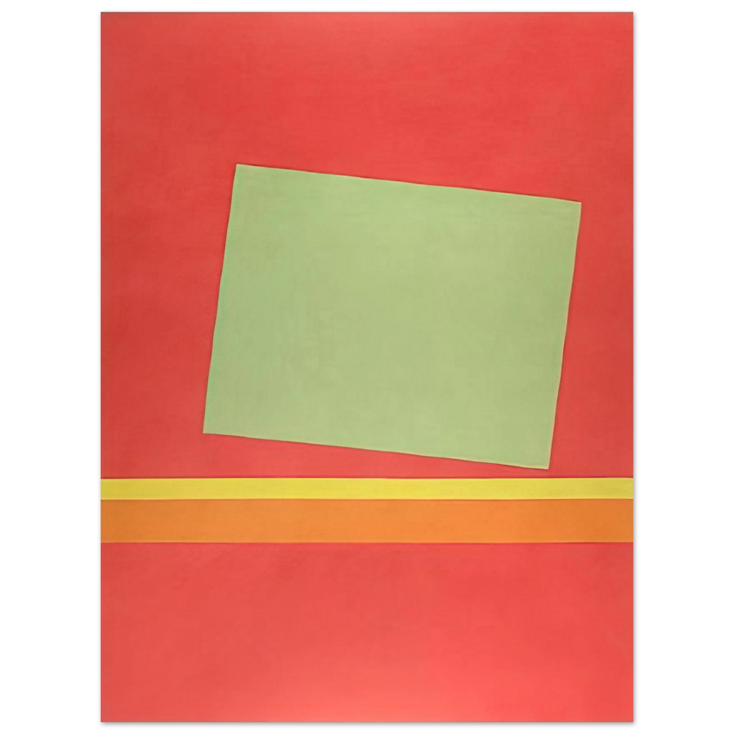 Theodoros Stamos - Homage to Milton Avery - Sun-Box III - 1969  75x100 cm / 30x40inches Fine Art Poster