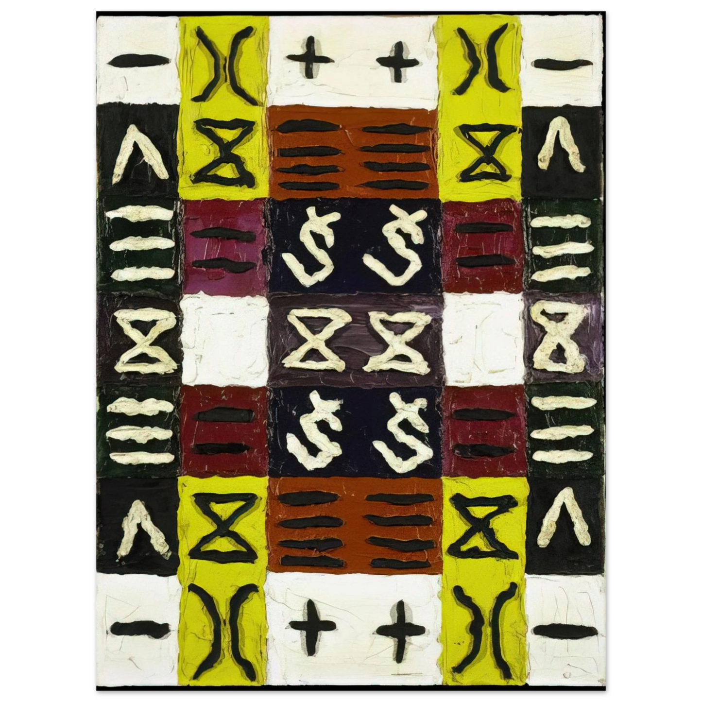Alfred Jensen - A Perfect Equal Area I - 1960  75x100 cm / 30x40inches Fine Art Poster